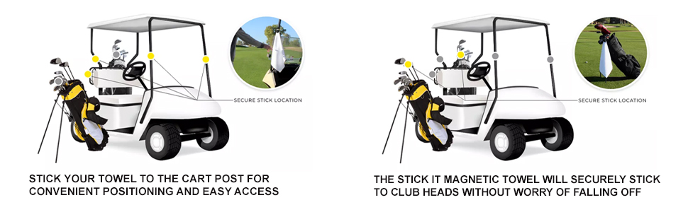 Highest Strength Ndfeb Neodymium Magnet Golf Towel for Attaching to Golf Clubs or Hub