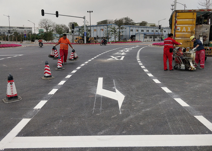 Double Cylinder Stainess Steel Thermoplastic Road Marking Machine