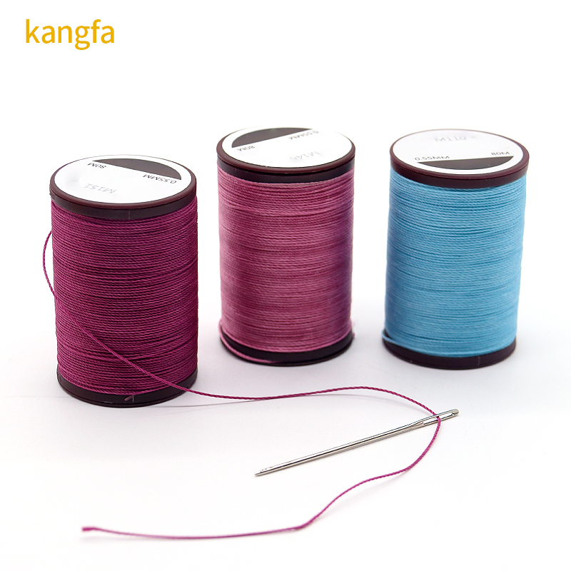 85 Color Pattern Dyed High Strength Bracelet Bangle Wax Thread for Hand-sewn Leather Bags