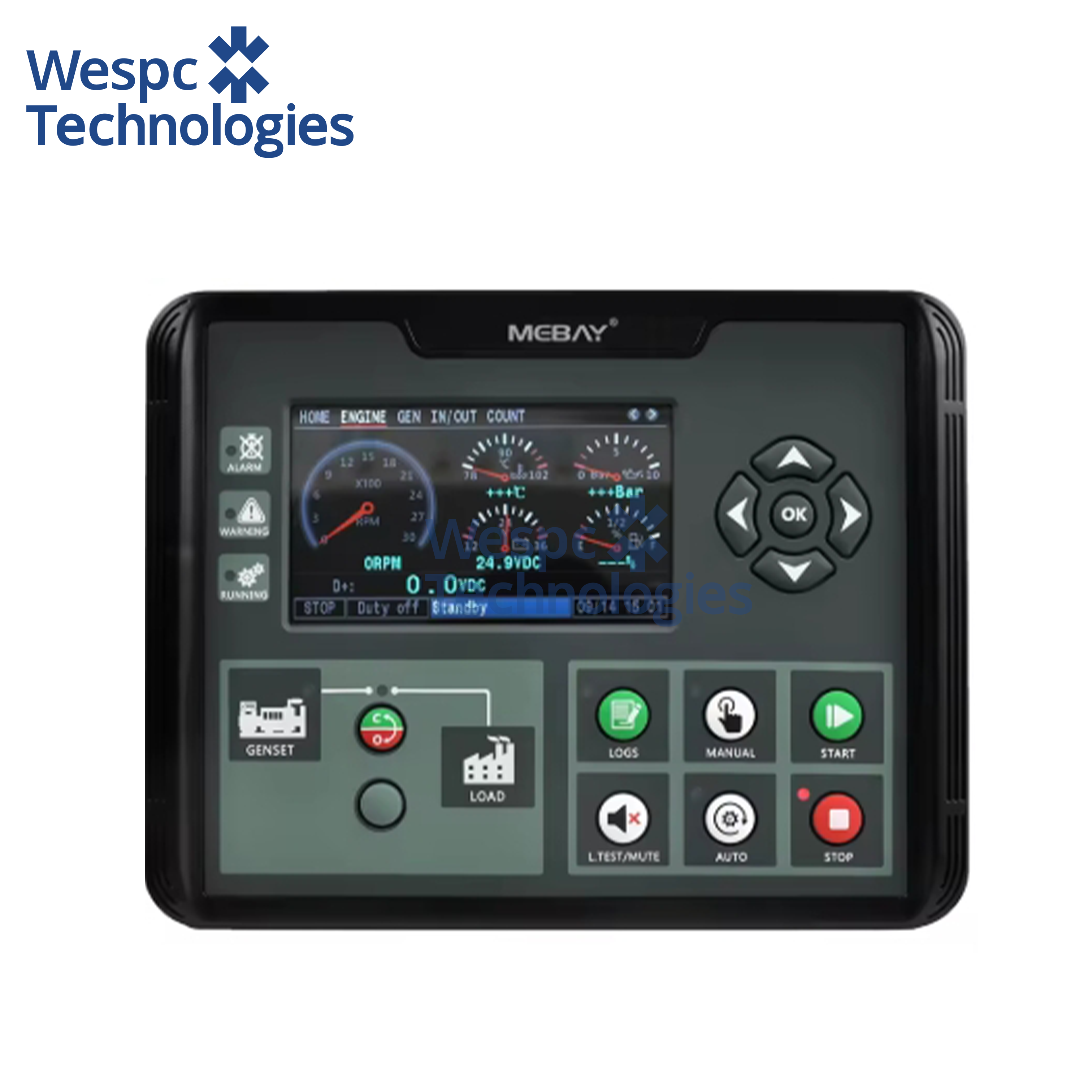 WESPEC Original DC60DR Diesel Remote Genset Controller Generator Controller