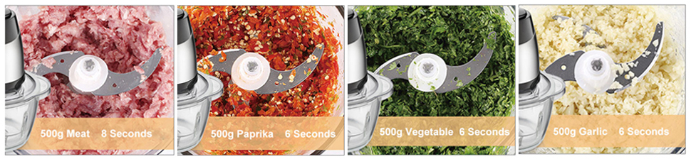 Electric Meat Hand Blender Kitchen Food Stainless Steel