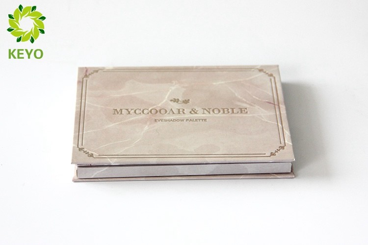 Paper Material Empty Eyeshadow Palette Case Square Shape For Cosmetics Packing Industry