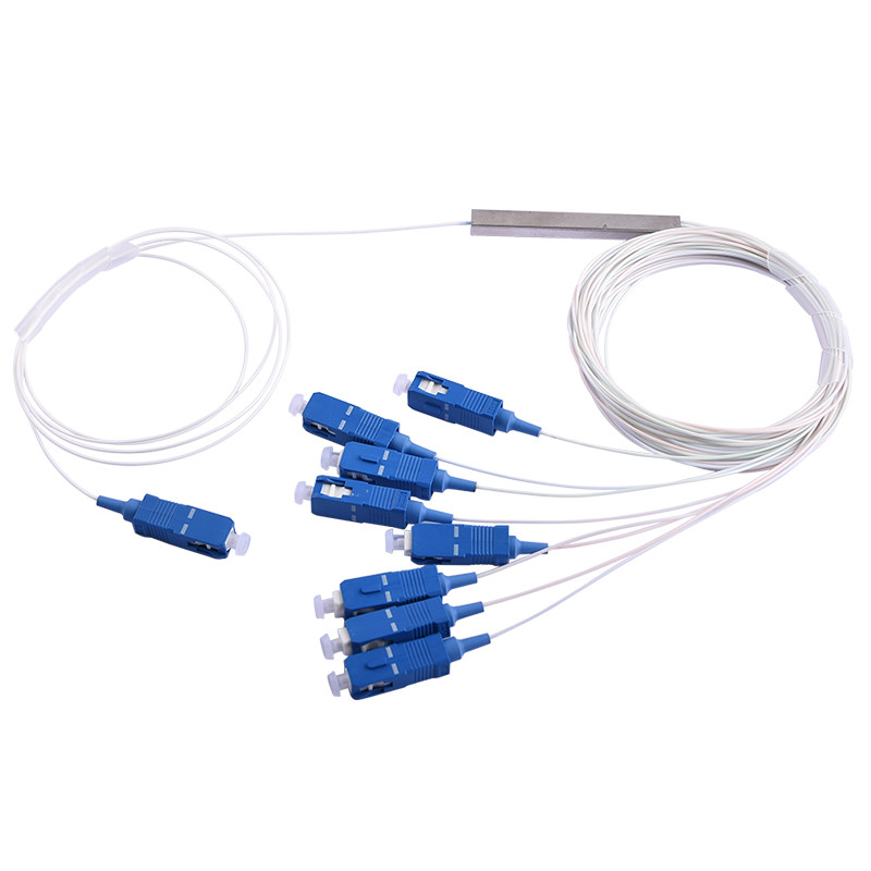 LC - SC UPC 1*N 2*N 1X8 Mini Steel Fiber Optic Splitter