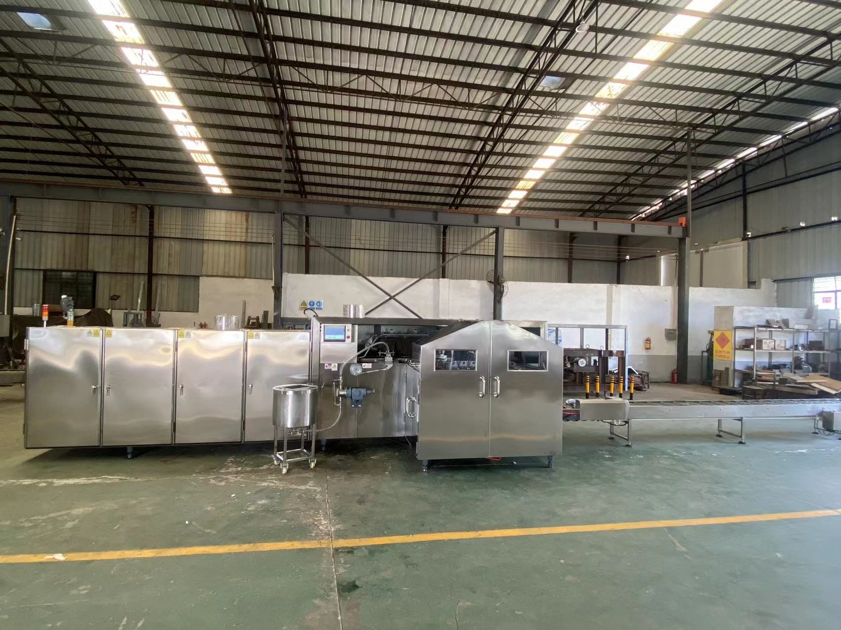 165mm Ice Cream Cone Baking Machine 2000pcs/H PLC Control