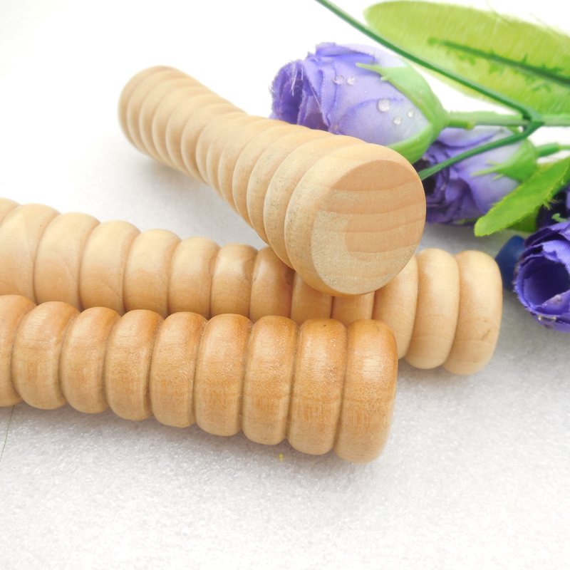 Wooden Fascia Massage Roller Trigger Points for Release Cellulite Sore Muscle Blasting