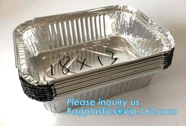 Popular household kitchen food packing aluminum foil container/pan/tray