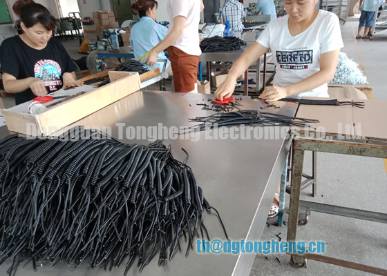 Dynamic Industrial Signal Control Spiral Power Cord