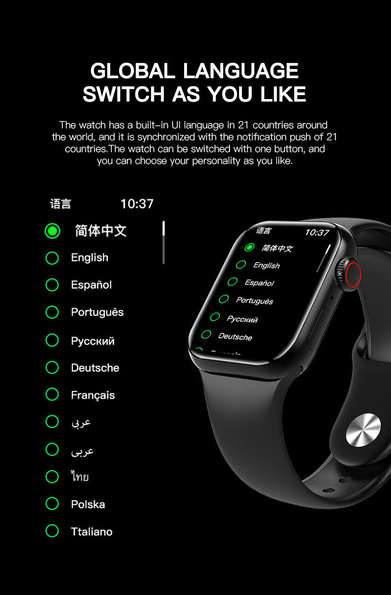 M16 Plus Smartwatch Call Sport Fitness Band Bracelet Heart Rate Password Split Screen Smart Watch Series 6 Women Men