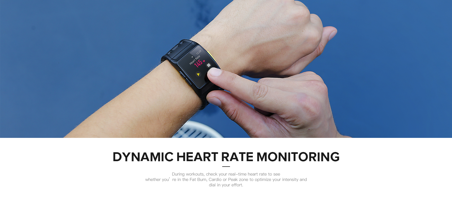 GPS Health Monitoring Bracelet HRV ECG Sensor Smartwatch