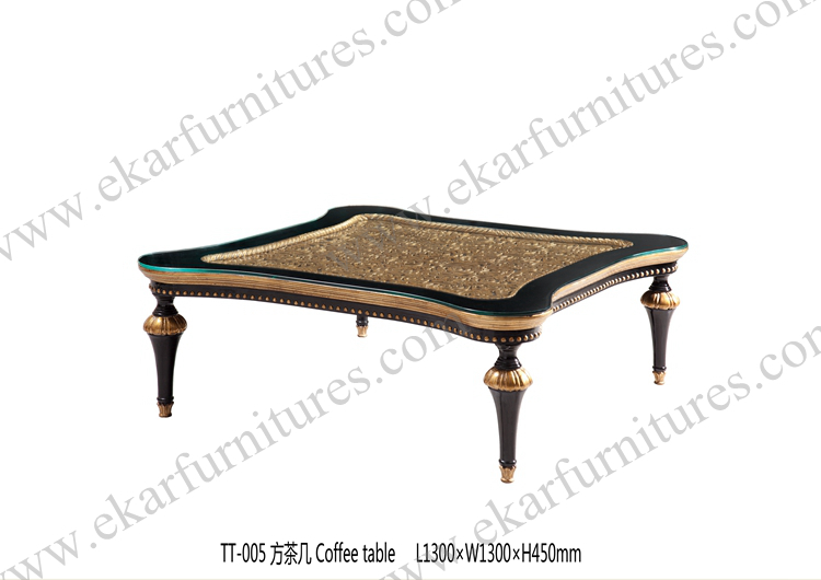 Coffee table price living room furniture China supplier neo classical furnitrue TT-005