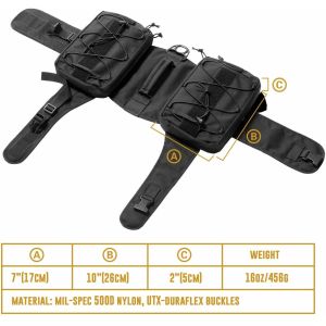 Hiking Gear 2 in 1 Detachable Saddle Bag Dog Backpack