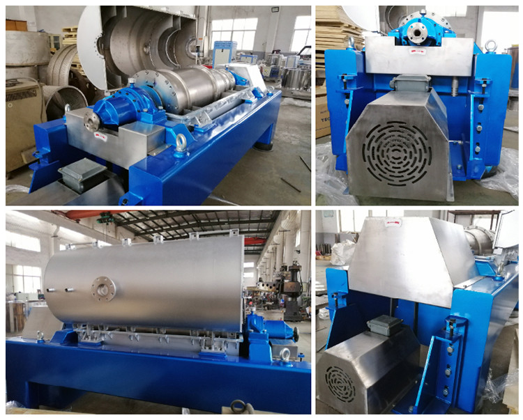 Titanium Decanter Centrifuge Model PDC14-3-W For Chemical Food Two Motors