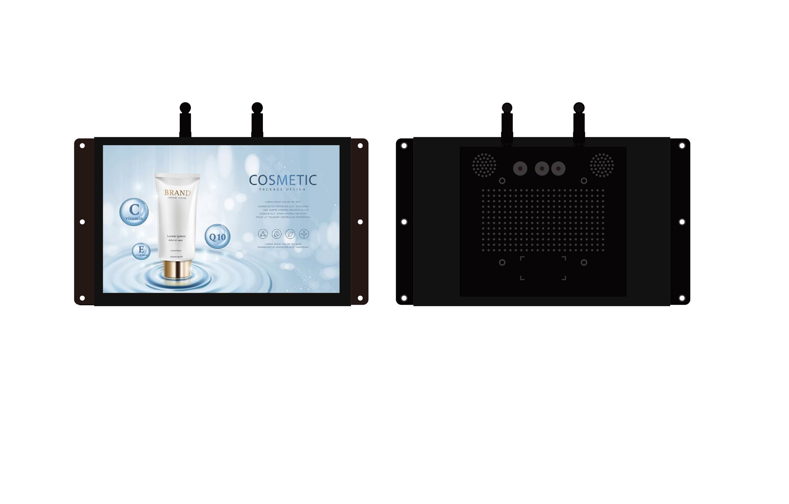 Rockchip RK3288 RK3399 Industrial Open Frame Monitor Multifunction Media Player