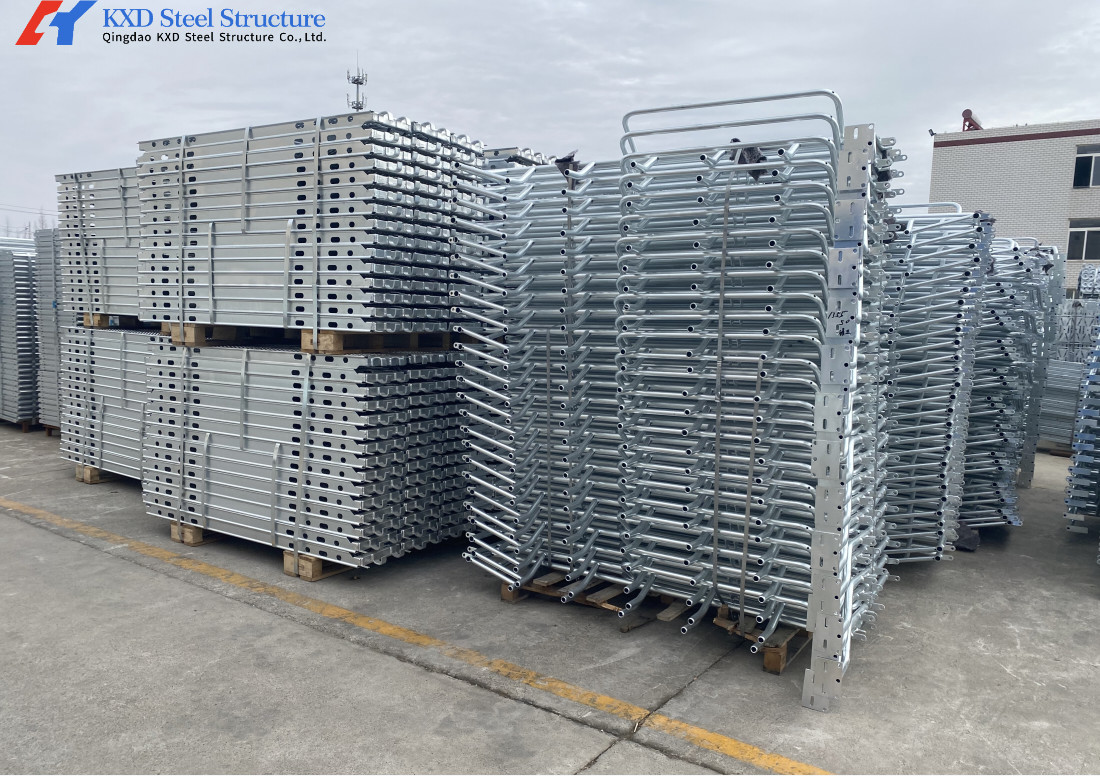 Steel Frame Cattle Sheds Dairy Cow House Hanging Type Exhaust Cooling Fan