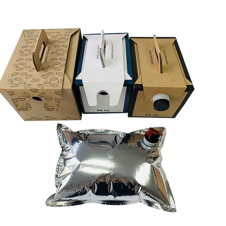 Aseptic 1L 2L 3L 5L 10L Wine Bib Bag In Box Dispenser With Tap