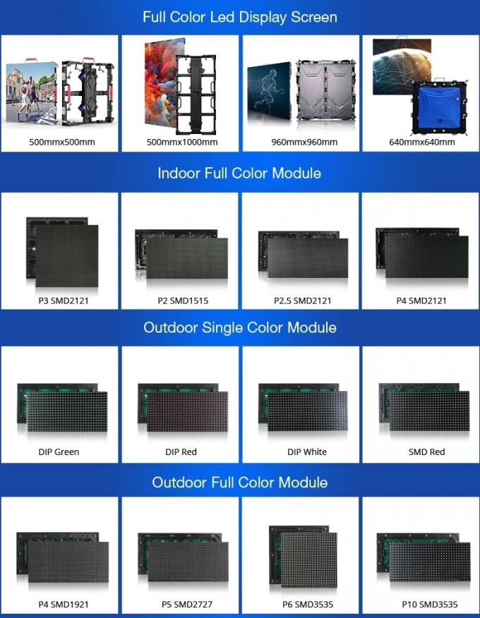 P10 1R1G1B Advertising Led Screens , Flat Led Video Panels High Definition 0