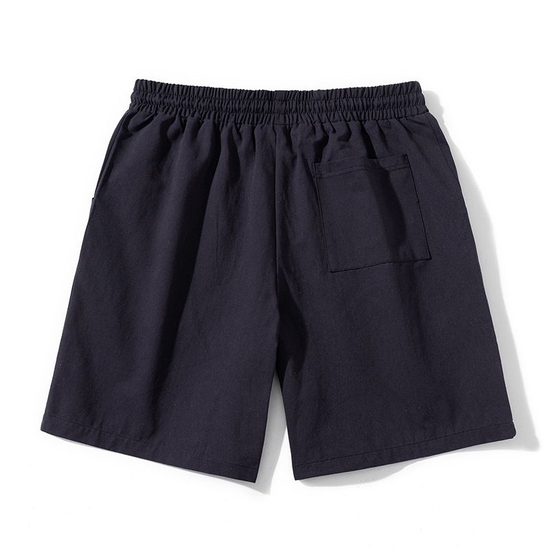 Oem Factory Manufacturer Custom Logo Elastic Waistband Shorts Soft 100% Cotton Swim Shorts