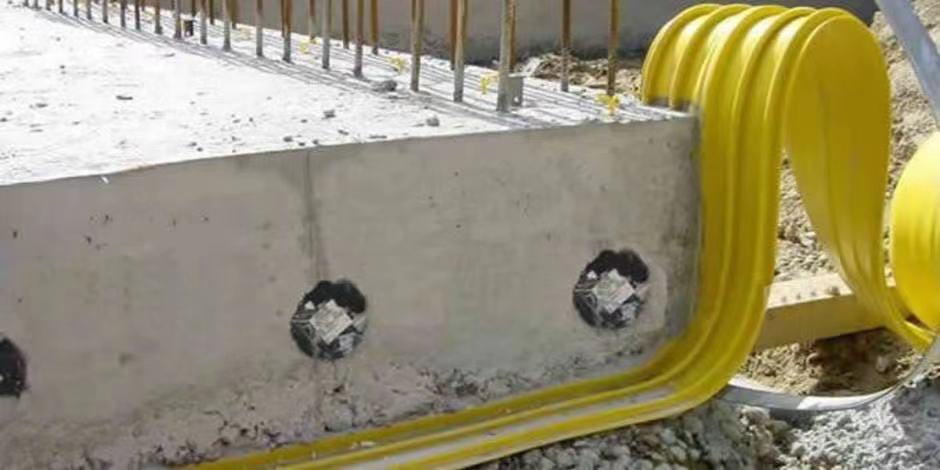 Hotel Water Stop Belt 150mm Width 3.0mm Thickness PVC for Concrete Construction Needs