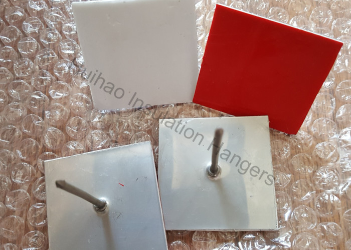 Perforated Self Adhesive Insulation Pins Fix Insulation Rough Surface12Ga Dia 63.5mm