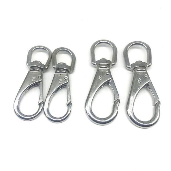 Heavy Industry Black Finish Stainless Steel Polished AISI304 Swivel Eye Blot