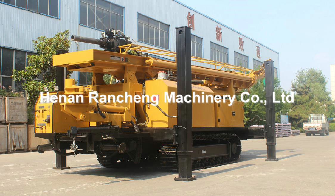 800m Geotechnical Hydraulic Crawler Drilling Machine For Geothermal Air Conditioning