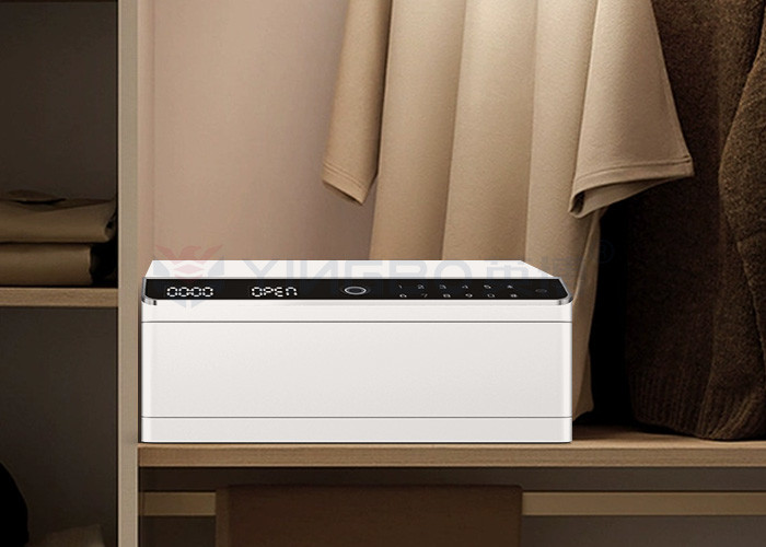 Auto Open Single Layer Jewelry Safe Storage Box For Security