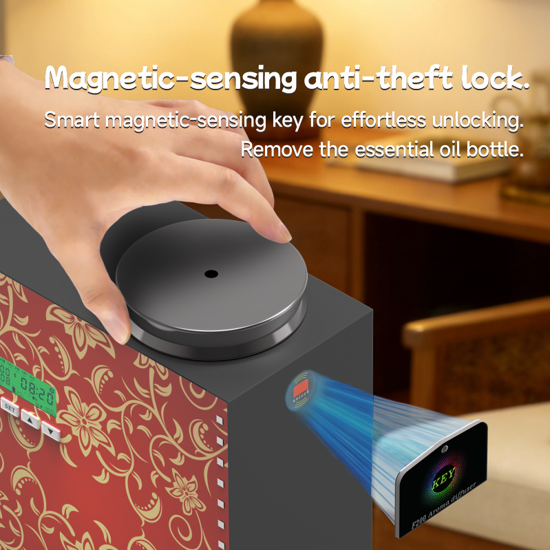 Smart Bluetooth HVAC Aroma Diffuser 100-300m3 Coverage Scent Air Diffuser Machine