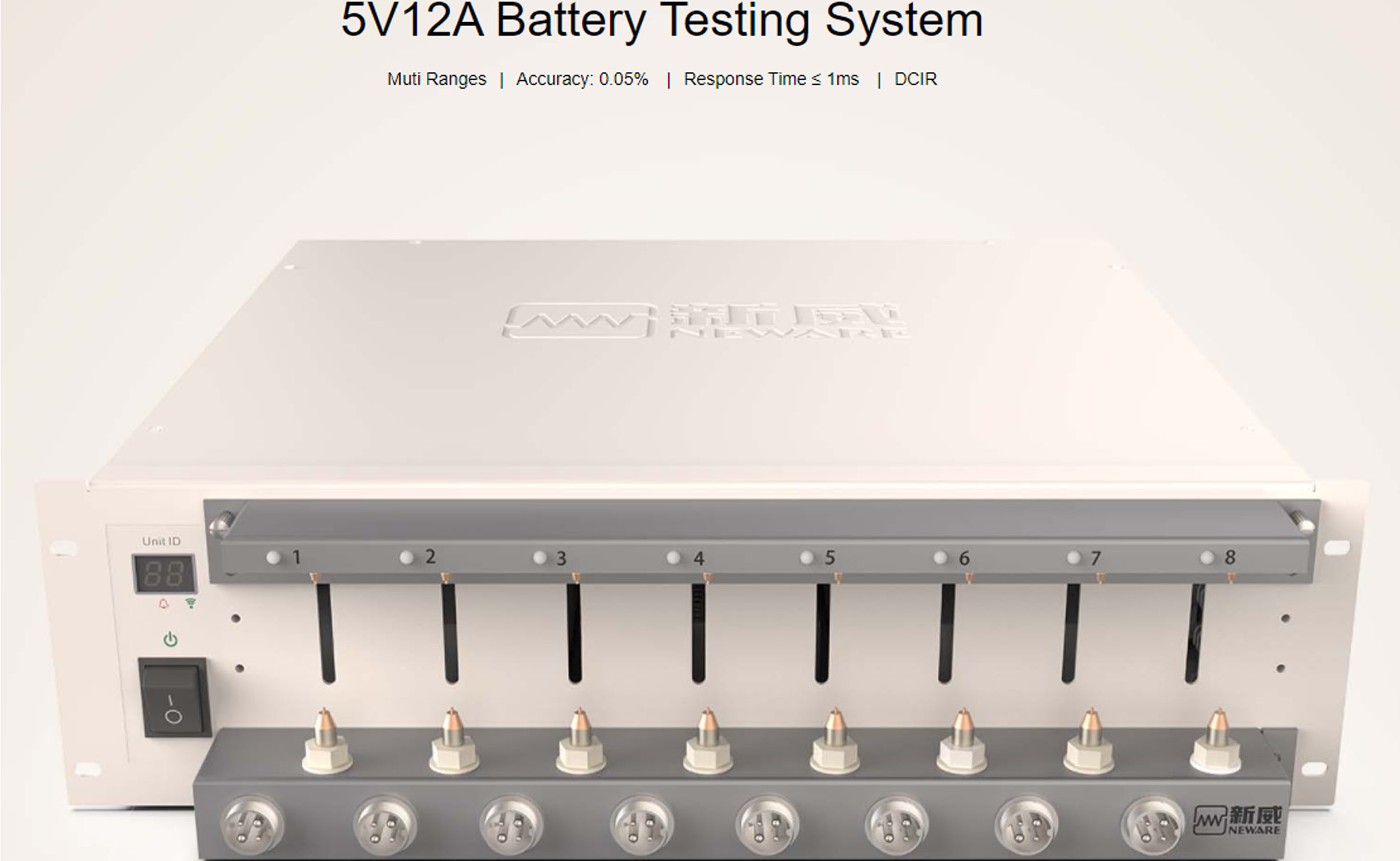 8 Channel 21700 32250 18650 Discharge Tester Device For Researchers