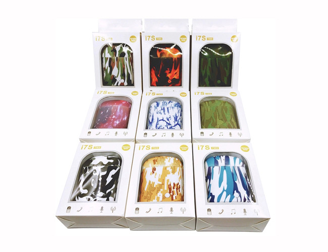 TWS Bluetooth Phone Accessories Cell Phone Bluetooth Earpiece Star Night Leopard Wood Color