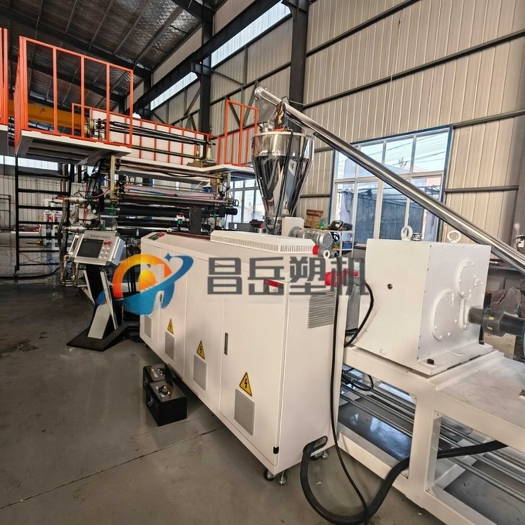 Plastic PVC Artificial Marble Sheet Extrusion Machine / UV Board Production Line