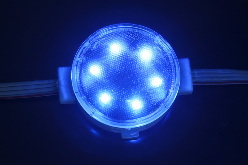 PC Shell Full Color 1.5W DC 24V 50mm IP65 Led Pixel Lamp