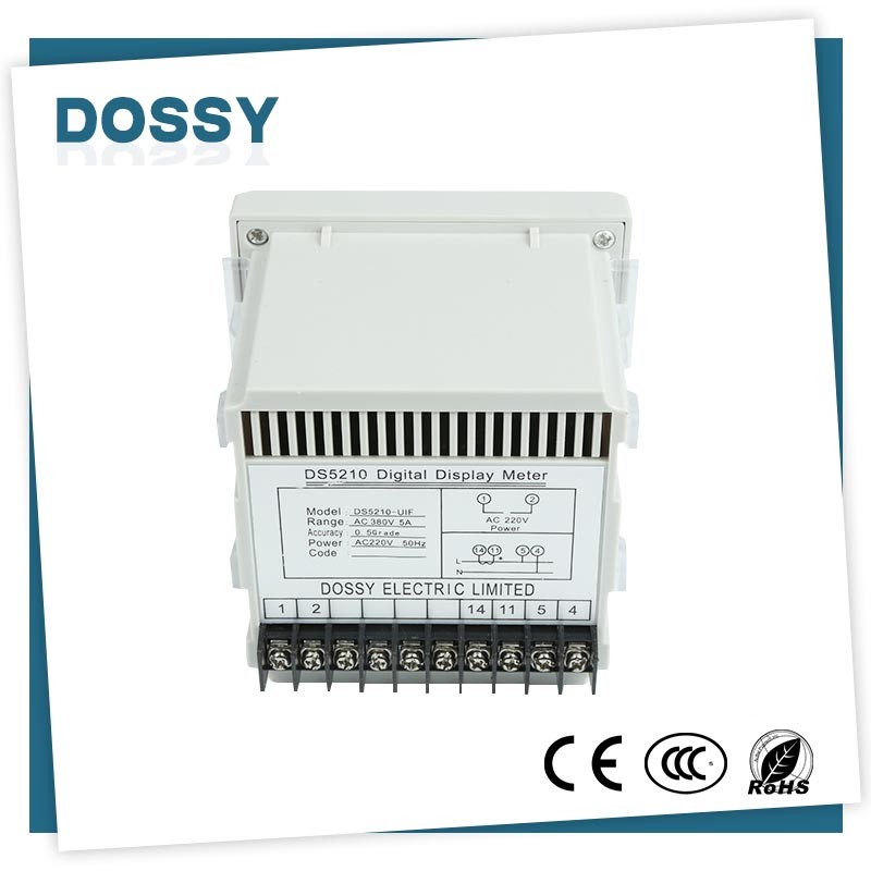 96x96mm LCD Voltage Ampere Frequency Three phase meter panel anolog meter for parameter measurement