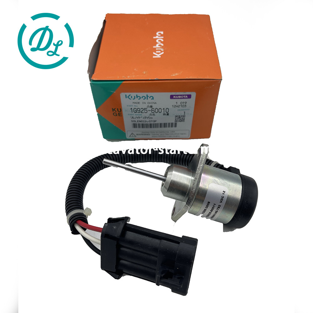 Engine Parts Fuel Stop Solenoid 1G925-60010 6691498 1G925-60011 Kubota