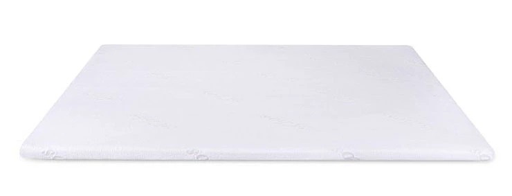 King Size Memory Foam Mattress Topper For Relieving Pressure White Color