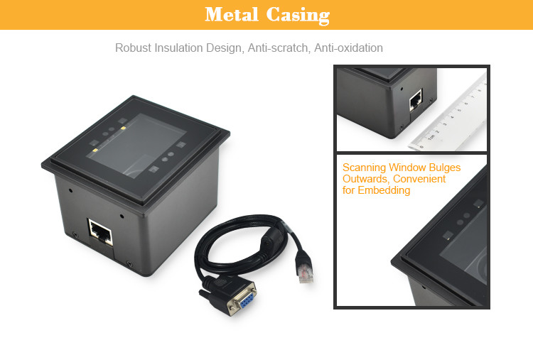 Fixed Mobile QR Code Reader Turnstile Kiosk Barcode Scanner Module