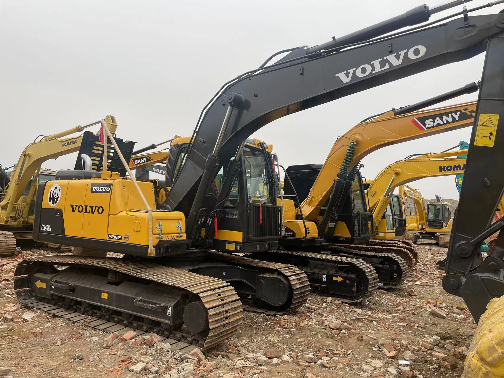 Magic Screed Used Volvo Excavator Volvo 140 0.19m3 Bucket Capacity