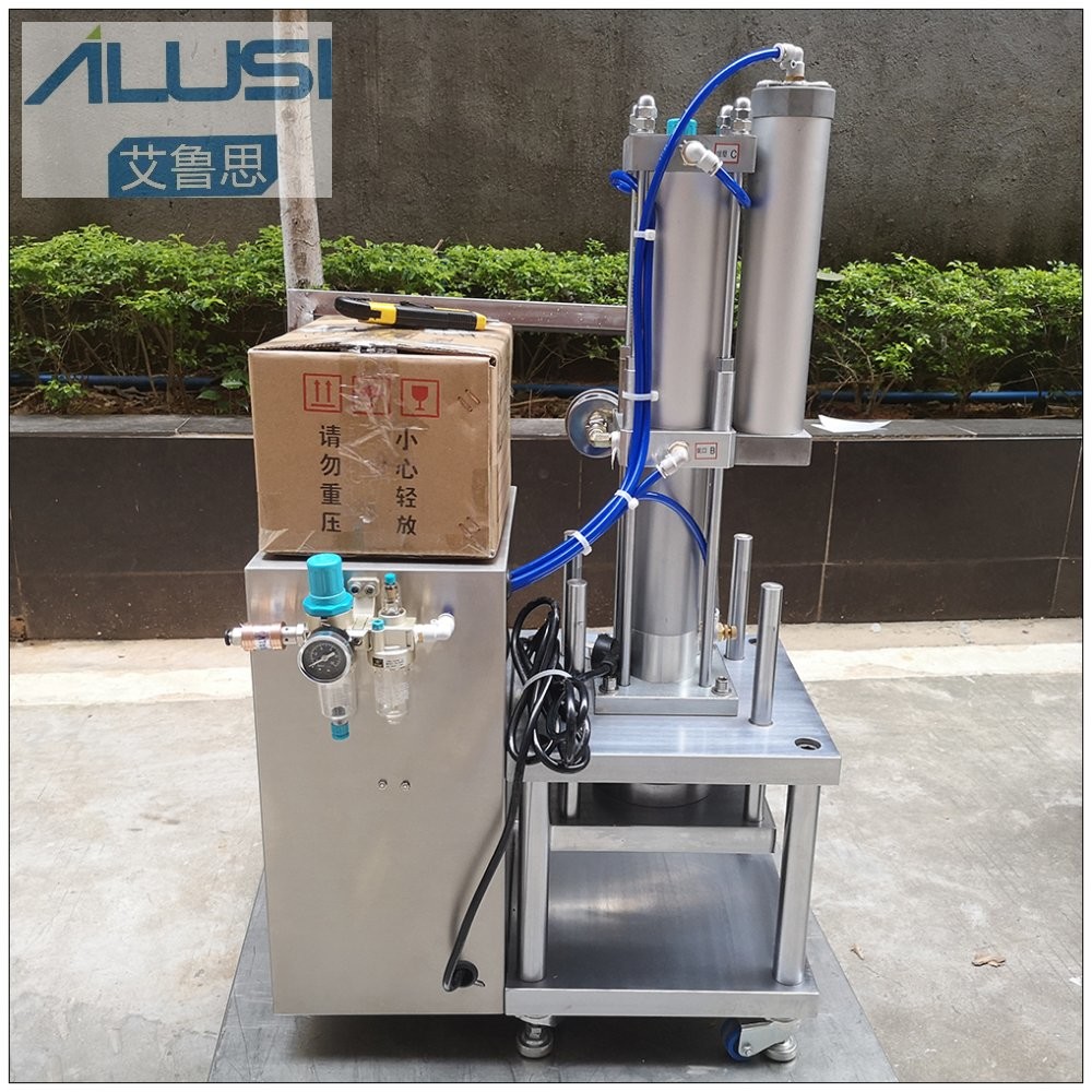 Ailusi Semi Automatic Compact Powder Lab Pressing Machine for Make up Equipments for Sale