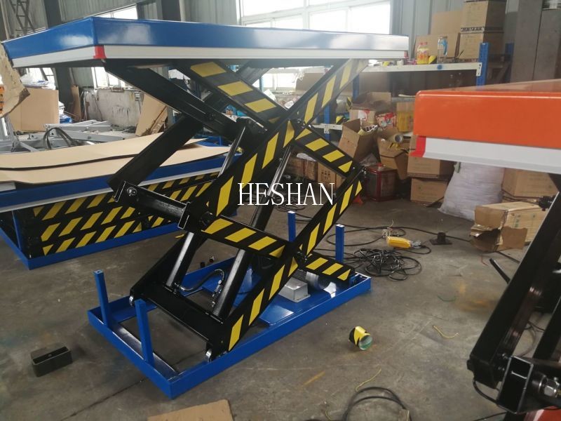 Manual Scissor Lift Table Hydraulic 1000kg 1 Ton Low Fixed Customized