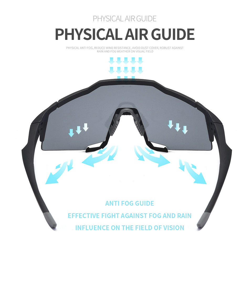 Cool Mountain Biking Sports Sunglasses UV400 Sports Prescription Cycling