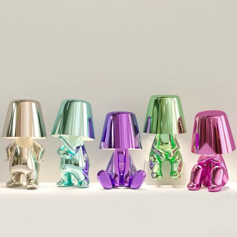 Home Decor Eye Protection Table Lamp Made In China Iron Table Lamp USB Bedside Table Lamps