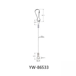 Buy cheap Custom Pressed Steel Wire Rope Soft Lifting Sling With Hard Eye YW86529 product