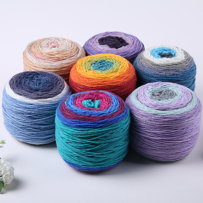 Chunky Acrylic Wool Blend Yarn Anti Static Washable For Scarves