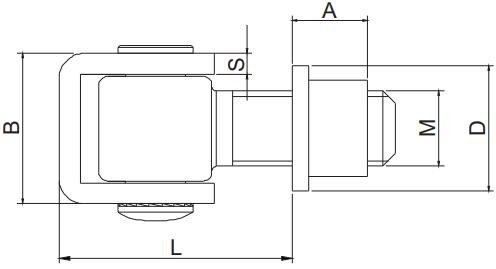 Welding Gates Adjustable Hinge M20 With Nut Iron Q235