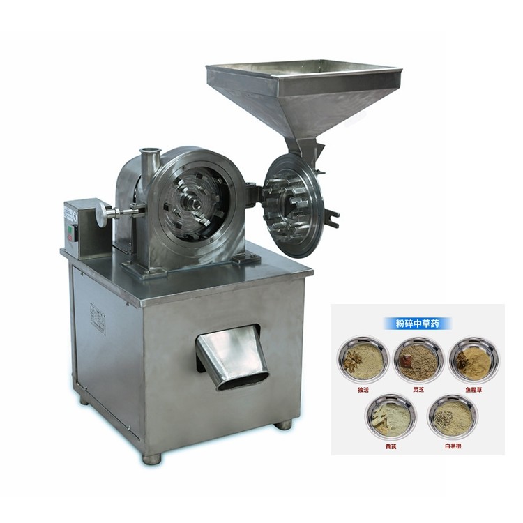 Masala Powder Pulverizer Grinder Machine 15mm Feeding Powder Making Machine
