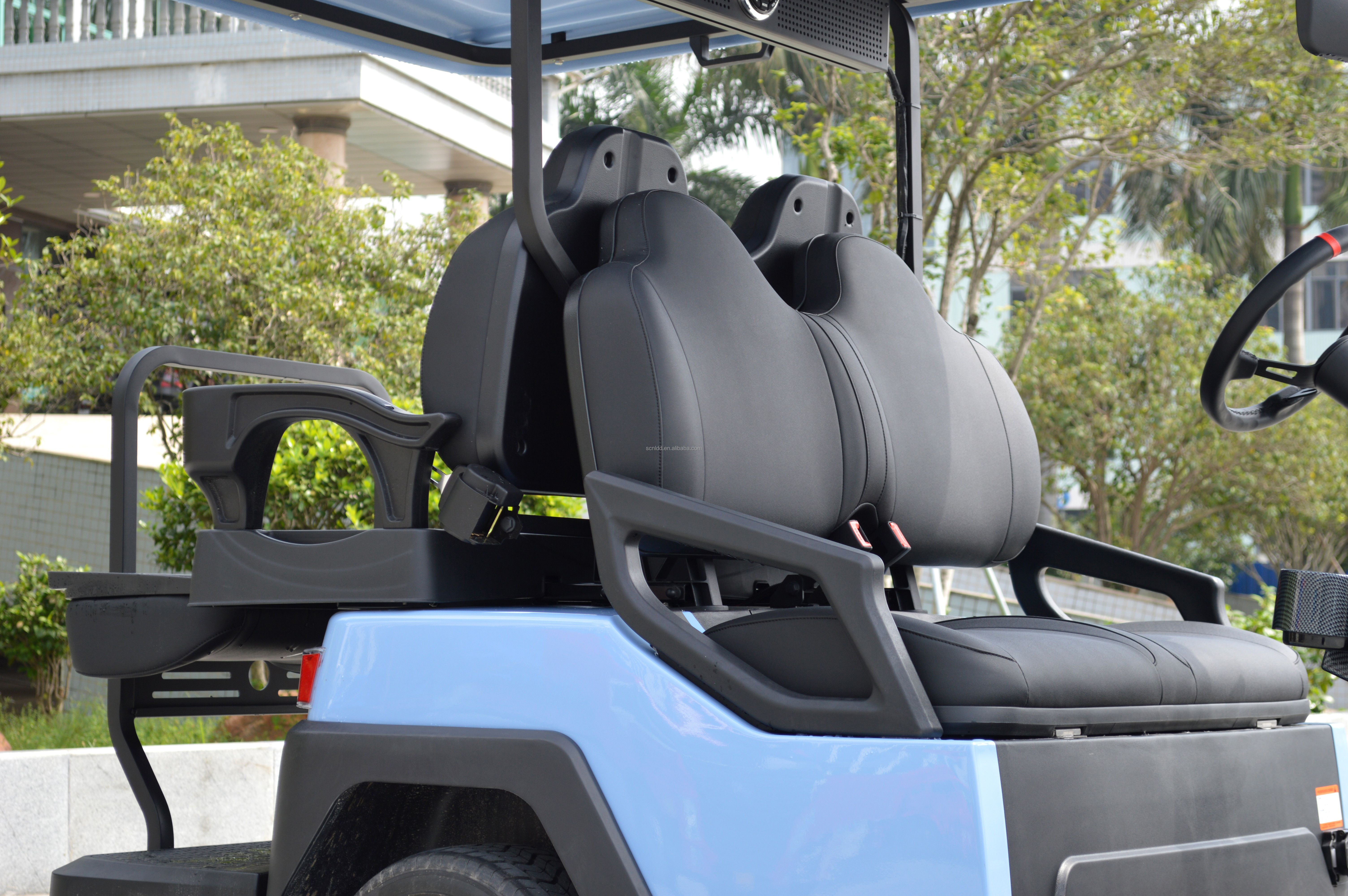 Launched Electric Golf Cart 2 2 Seater Buggy with 30-50Km/h Speed and Minimum Grand Clearance 150-200mm