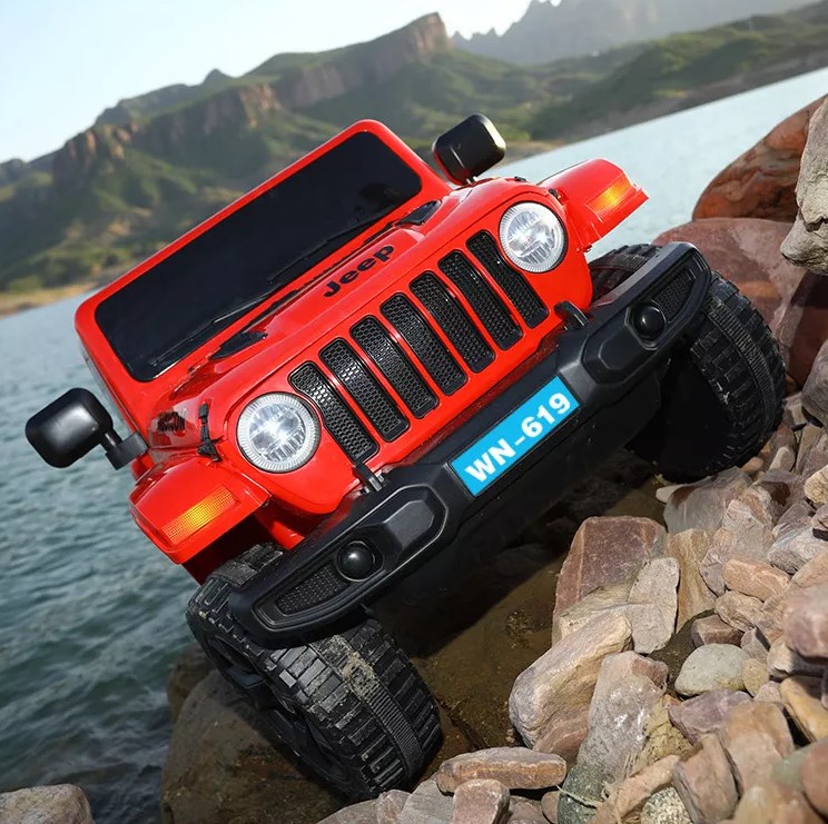 Music and Remote Control 4 Wheel Toy Car for Kids 12V Motor Included Carton size 110X60X48