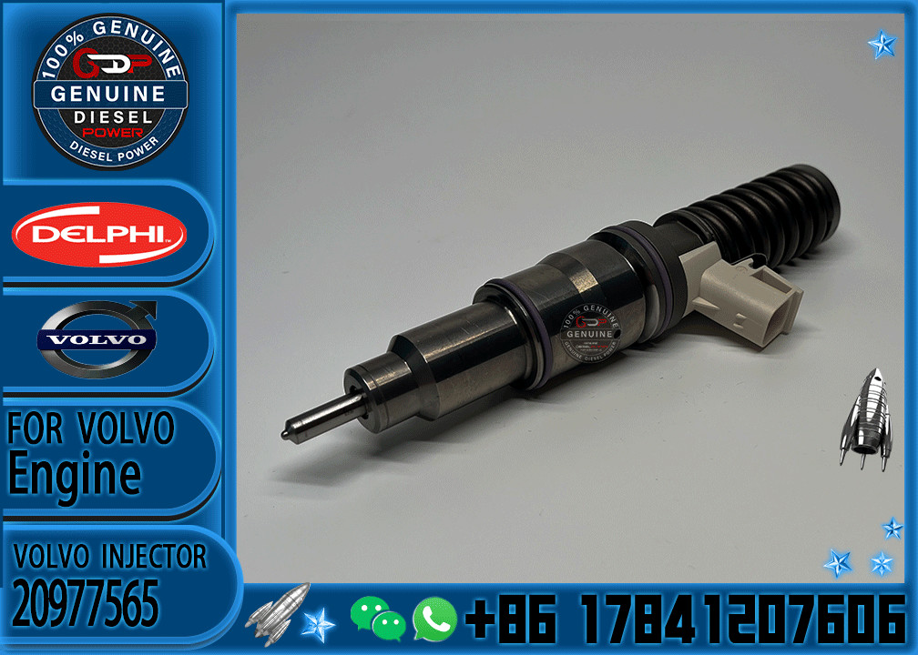 4 Pin Diesel Engine Fuel Common Rail Injector 20965224 20582430 For VOLVO MD13 US07 20977565