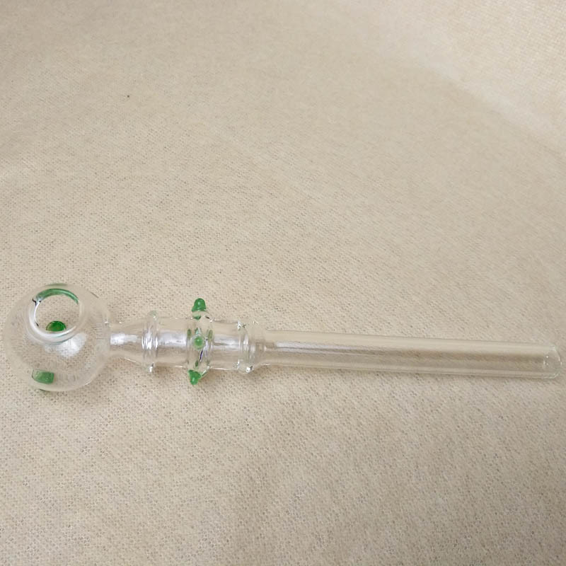 Mens Daily Use Glass Smoking Pipe High End Smart Looking OEM / ODM Available