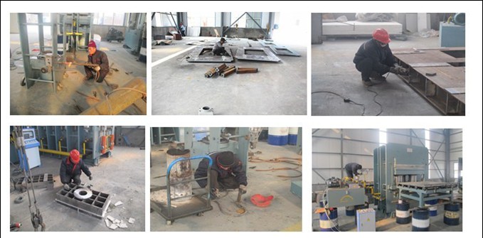 Rubber Tiles Vulcanizing Press Machine XLB-550*550*4 with PLC and Stable Performance