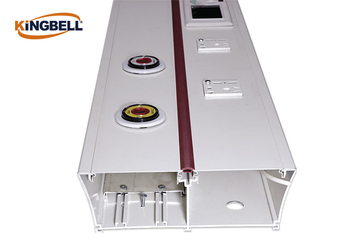 Hospital ICU Bed Head Panels With Nurse Call Vacuum / Oxygen Gas 1500mm Length